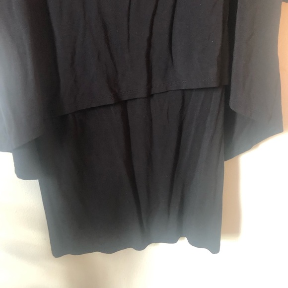 ❤️Black House White Market Black Layered Mini Dress Size XS - Picture 4 of 6